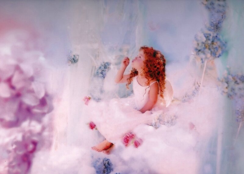 Child with Red Hair — Pink