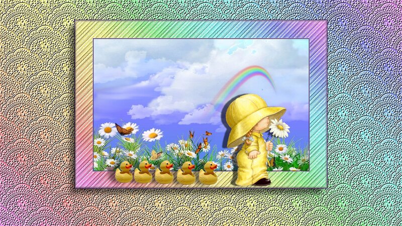 Child with Rubber Ducks