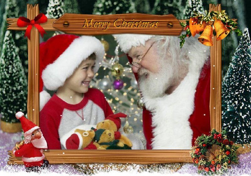 Child with Santa Claus