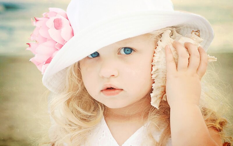 Child with Seashell