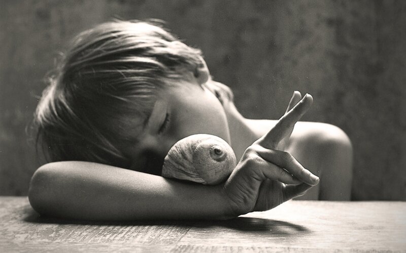 Child with Snail Shell