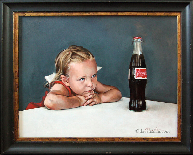 Child with Soda Bottle
