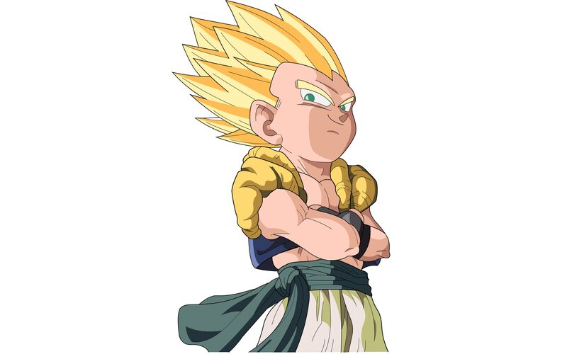 Child with Spiky Hair — Yellow
