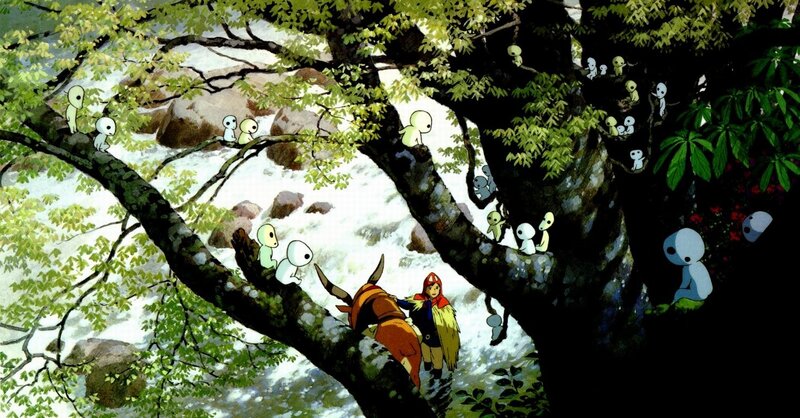 Child with Spirit Creatures