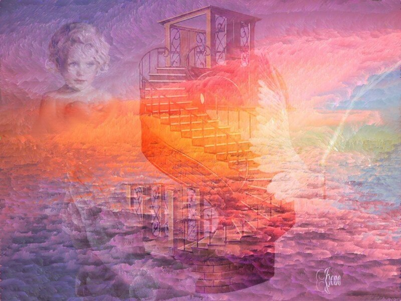 Child with Staircase