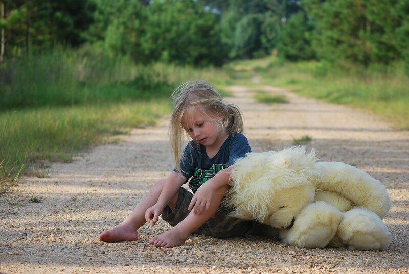 Child with Stuffed Bear