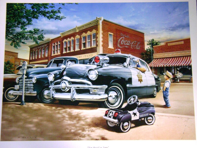 Child with Toy Car — Black