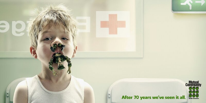 Child with toy in hospital