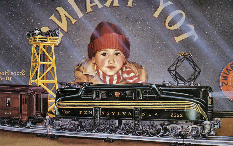 Child with Toy Train
