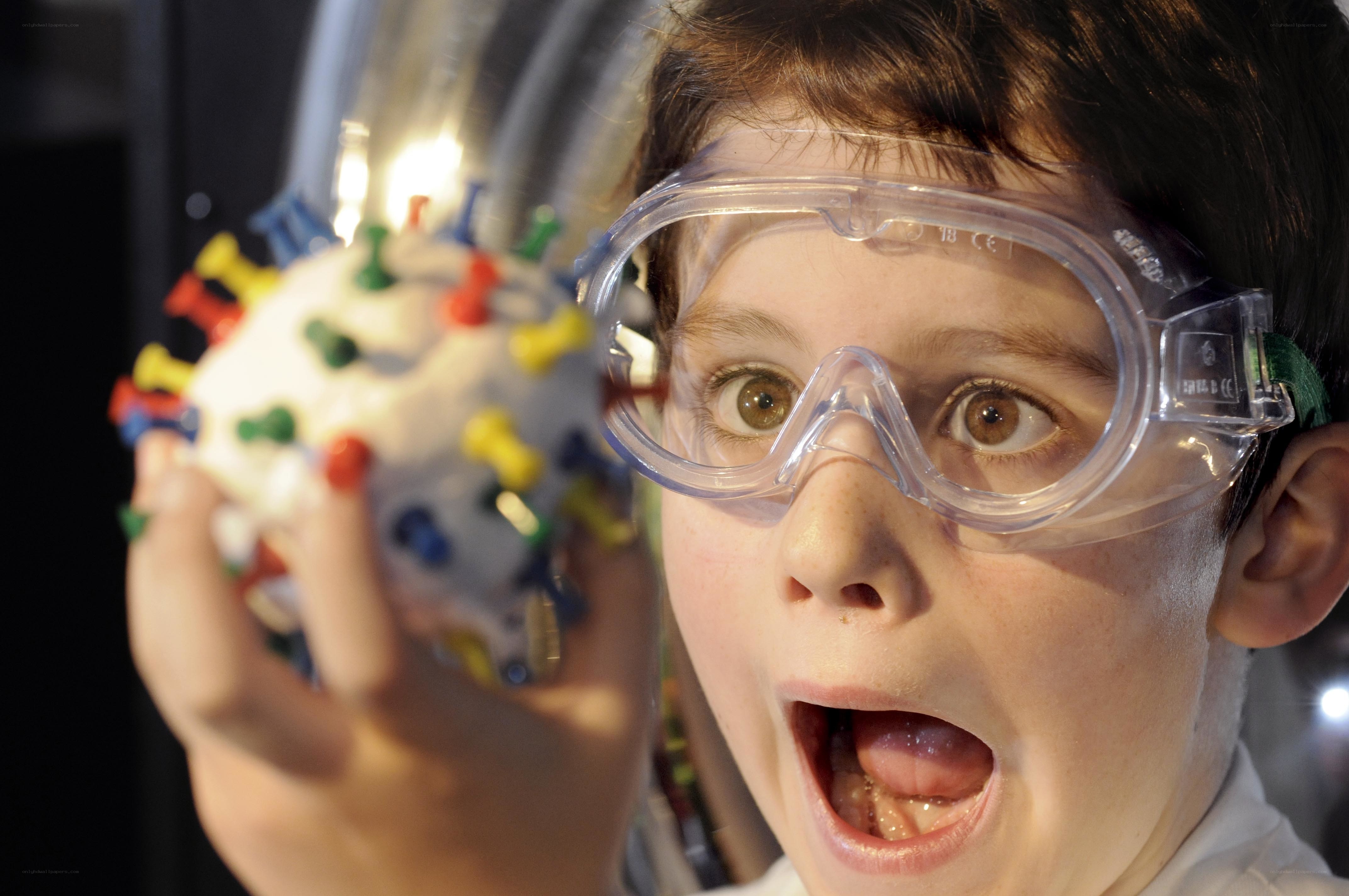 child with virus model