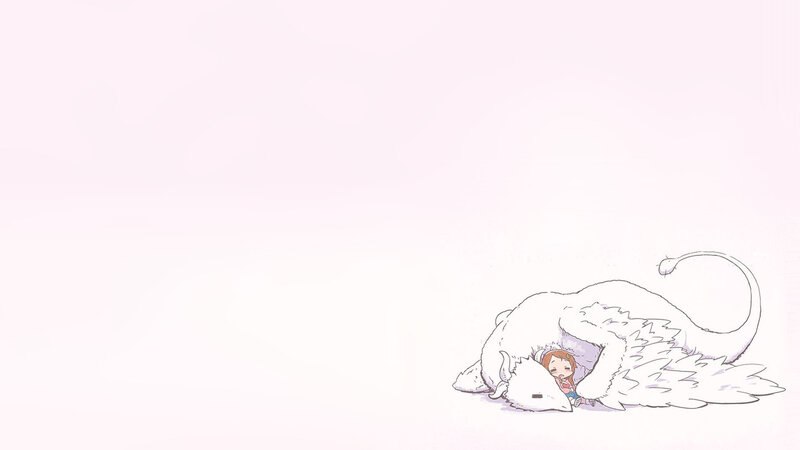 Child with White Creature