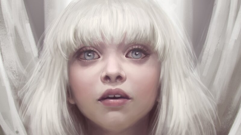 Child with White Hair — Neutral
