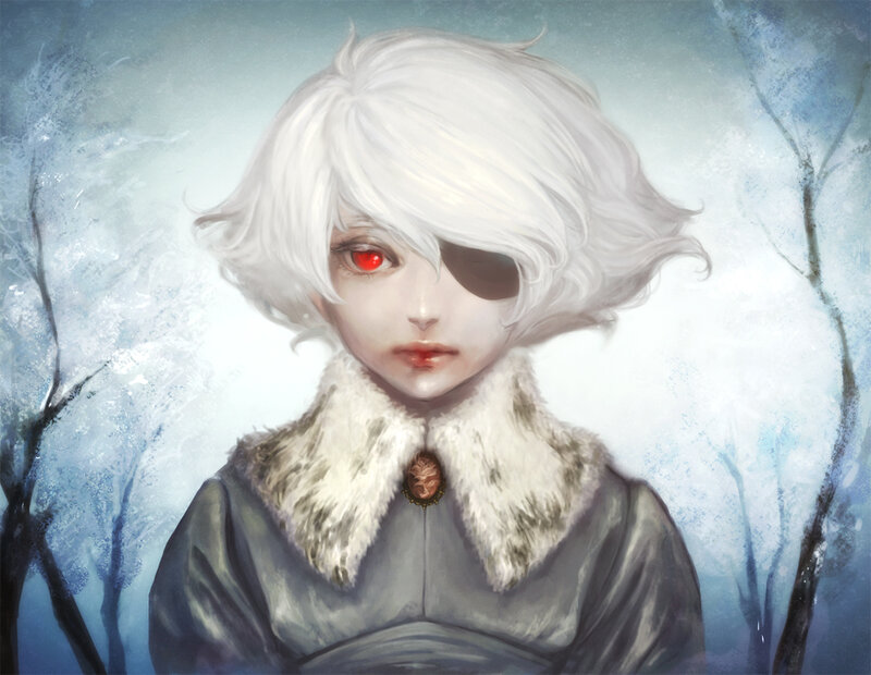 Child with White Hair