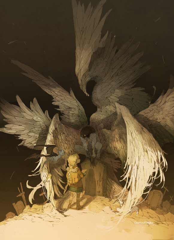 Child with Winged Creature