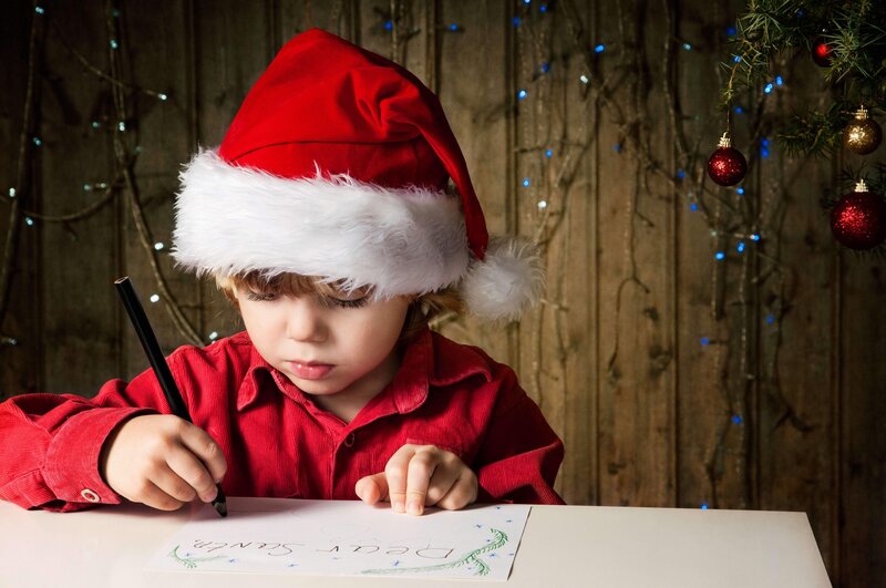 Child Writing Letter