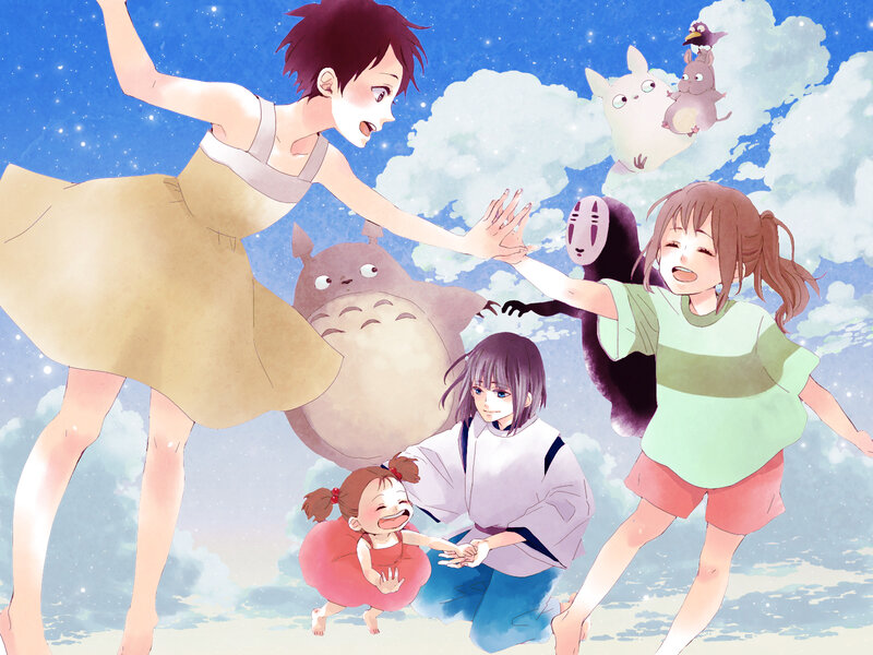 Children and Spirits in Sky