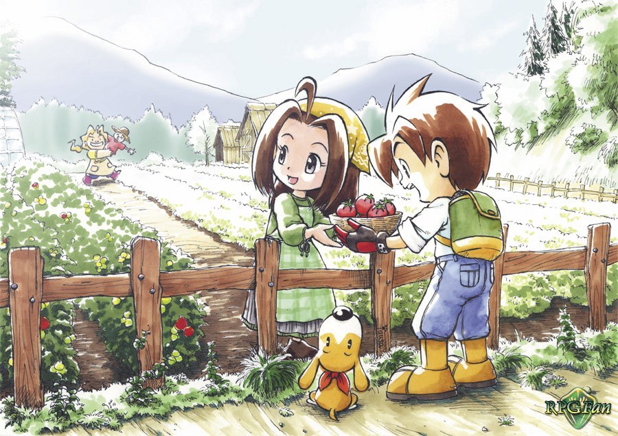 children at a farm