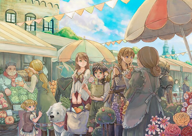 Children at a Market