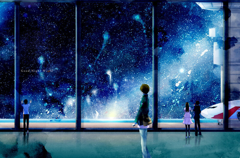 Children at Airport Window