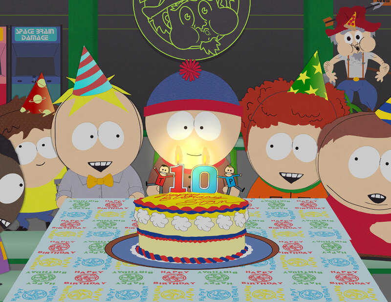 Children at Birthday Party — Yellow