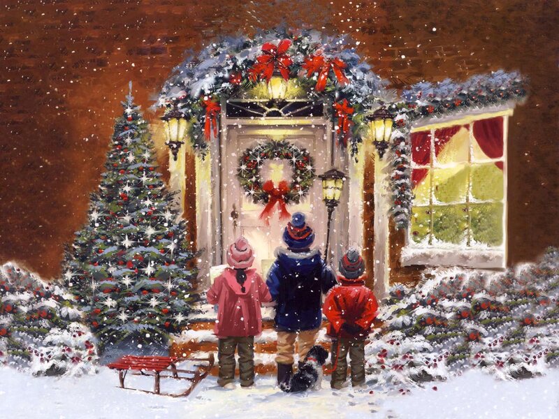 Children at Front Door