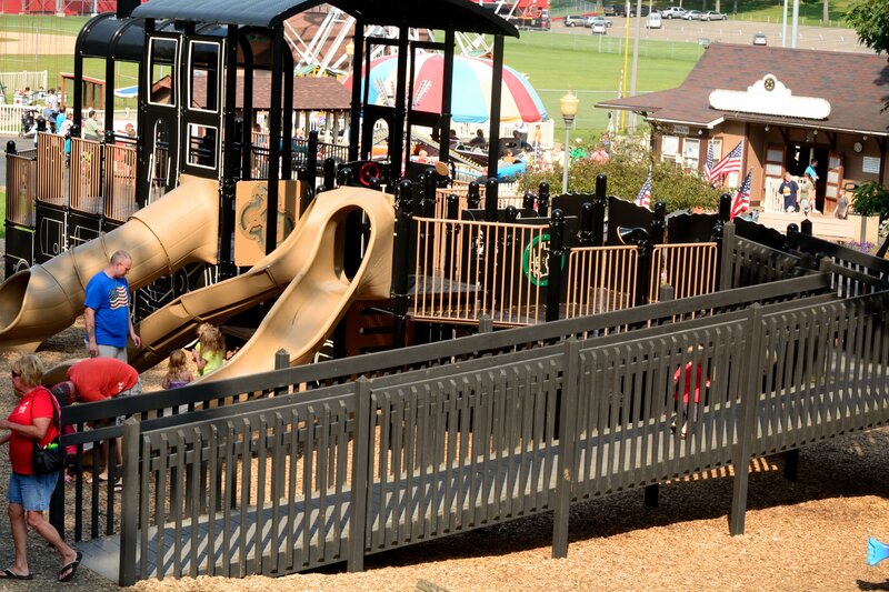 Children at Playground — Brown
