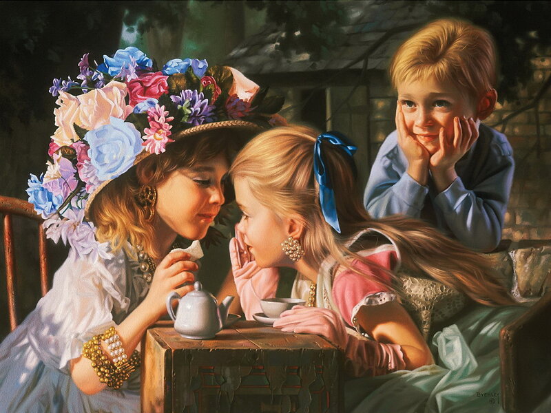 Children at Tea Party