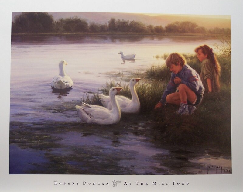 Children at the Mill Pond