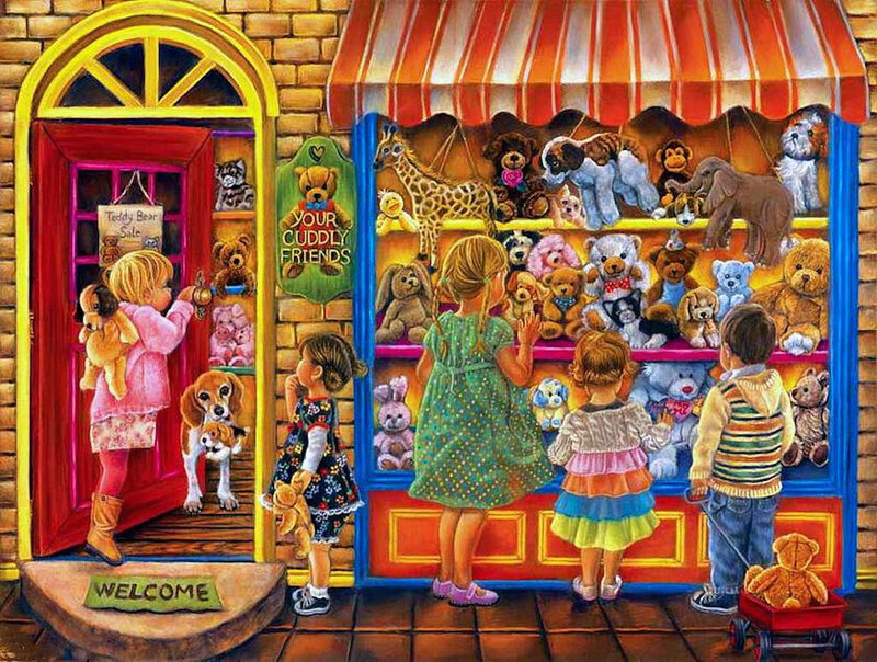 Children at Toy Store