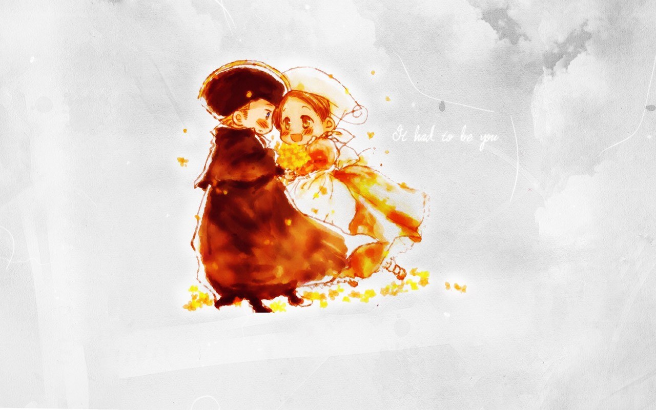 children hugging in autumn