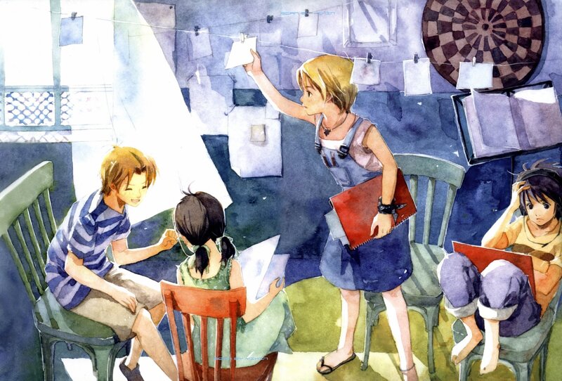 Children in a classroom