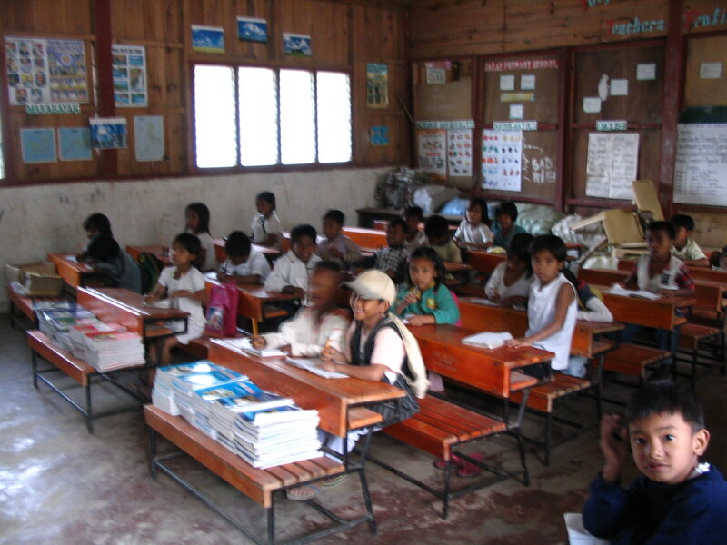 Children in a classroom