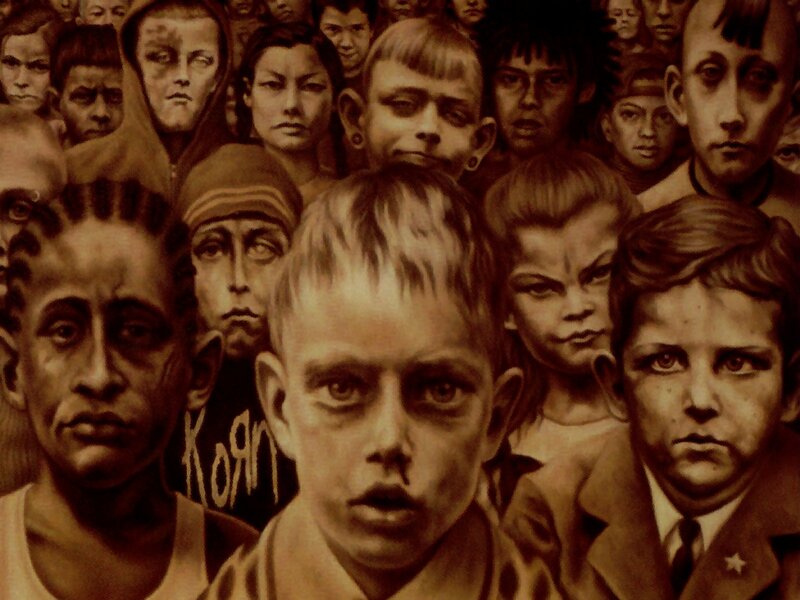 Children in a Crowd