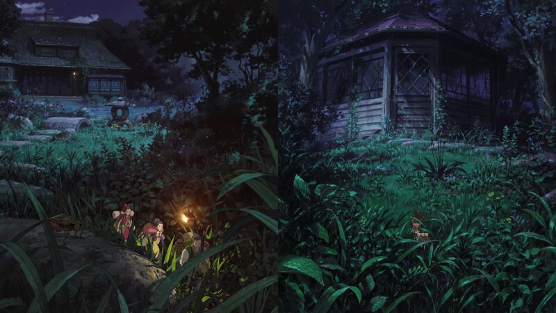 Children in a Forest — Green, Mysterious