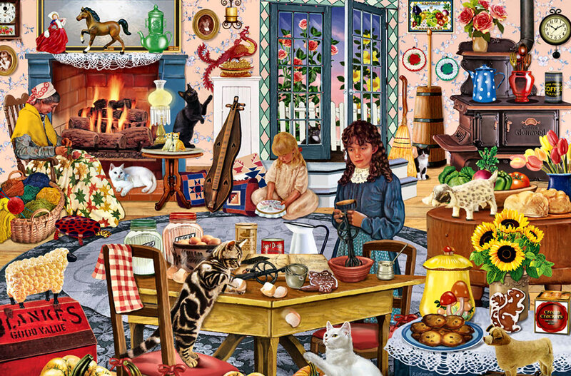Children in a Kitchen