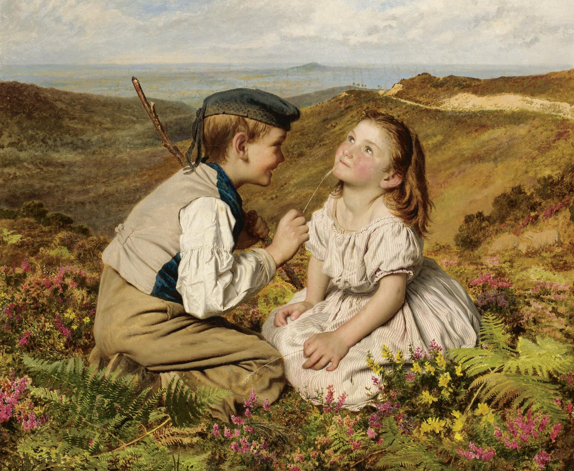 Children in a meadow