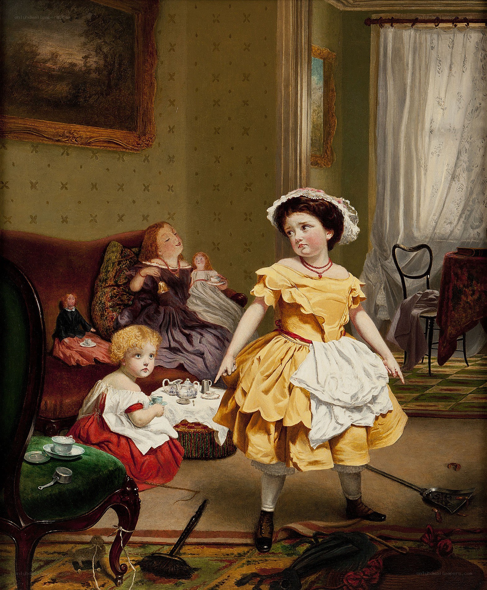 Children in a Parlor