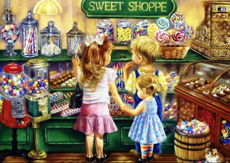 Children in Candy Shop