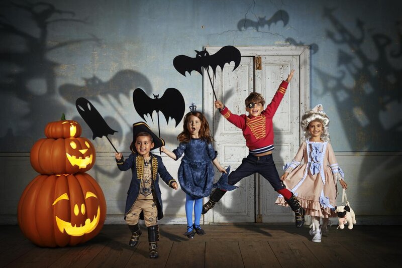 Children in Costumes — Blue, Festive