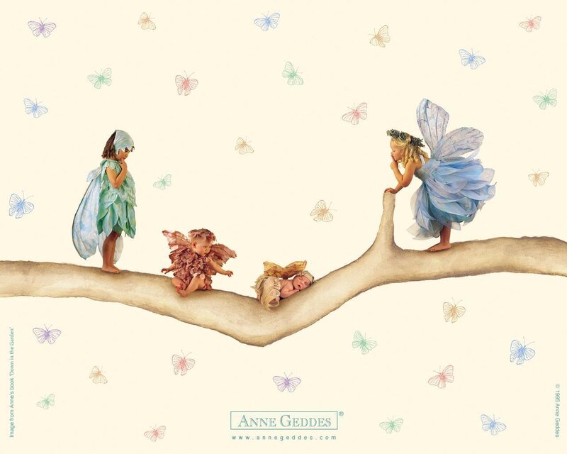 Children in Fairy Costumes — Blue