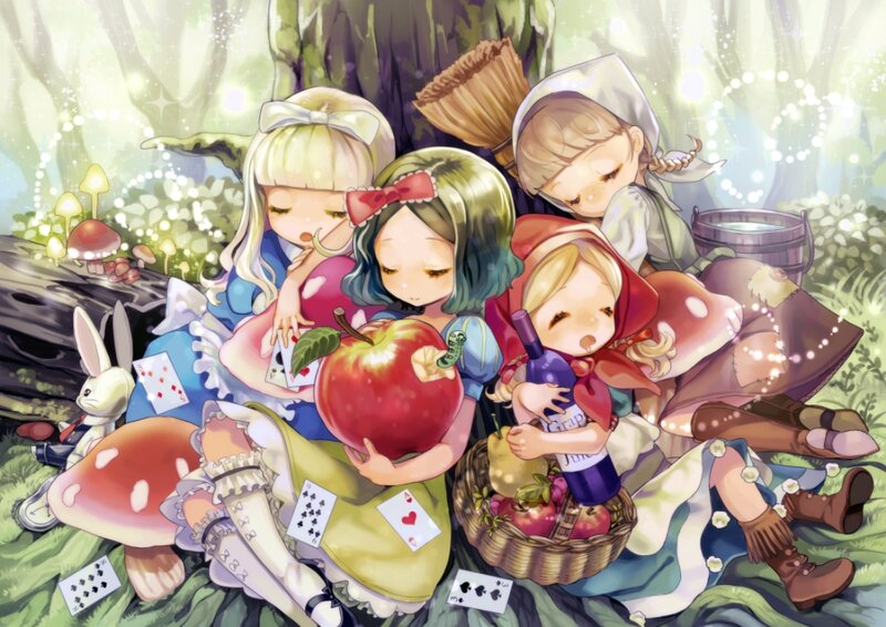 Children in Forest — Green, Serene, Afternoon