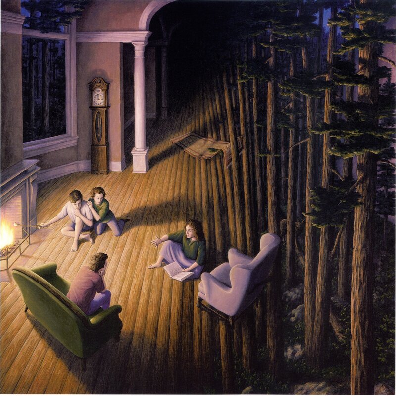 Children in Forest Room