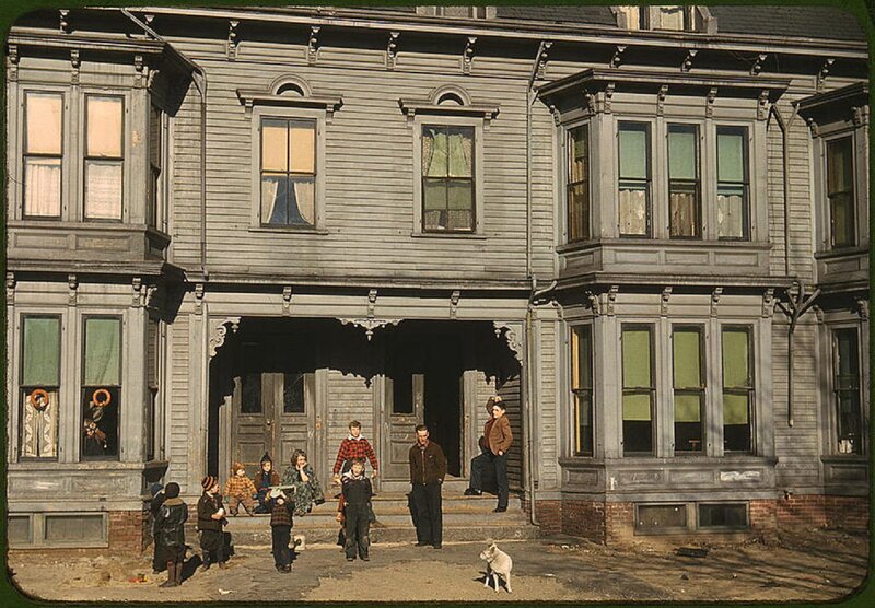 Children in Front of House
