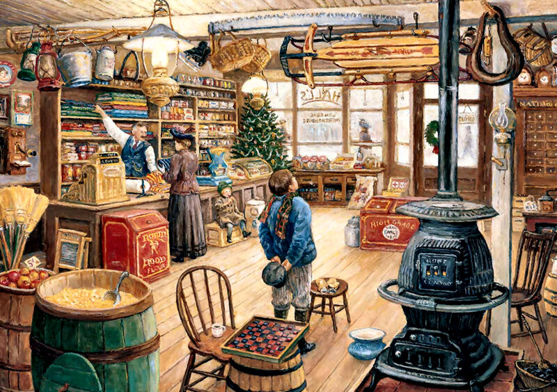 Children in General Store