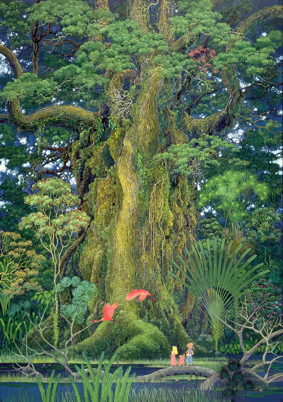 Children in Jungle — Green