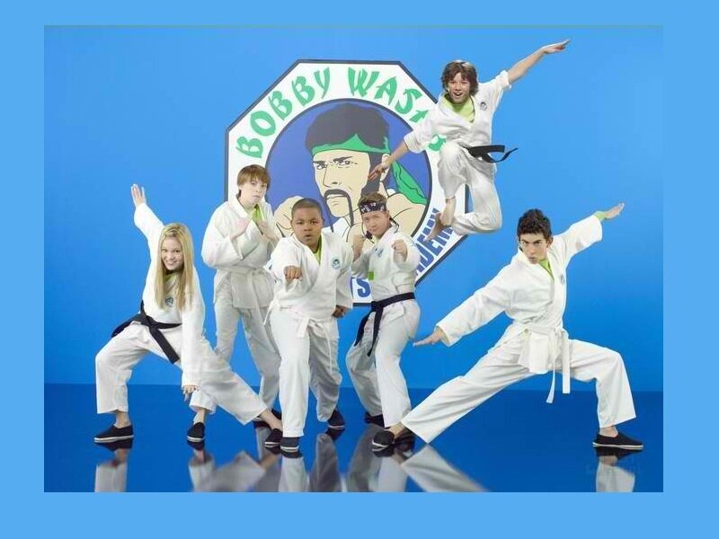 Children in Karate Uniforms