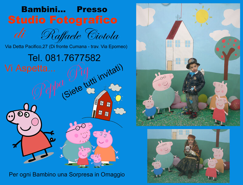 Children in Peppa Pig Costumes
