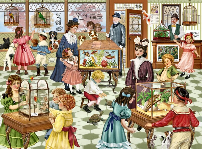 Children in Pet Shop