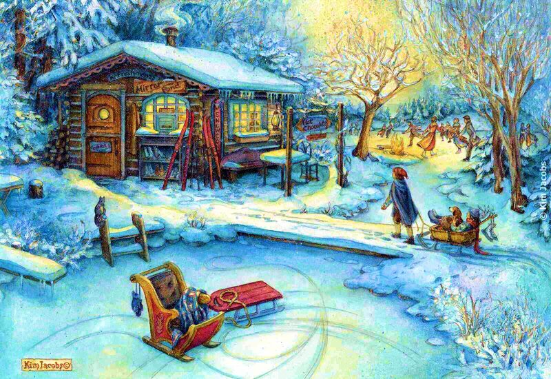 Children in Sleds