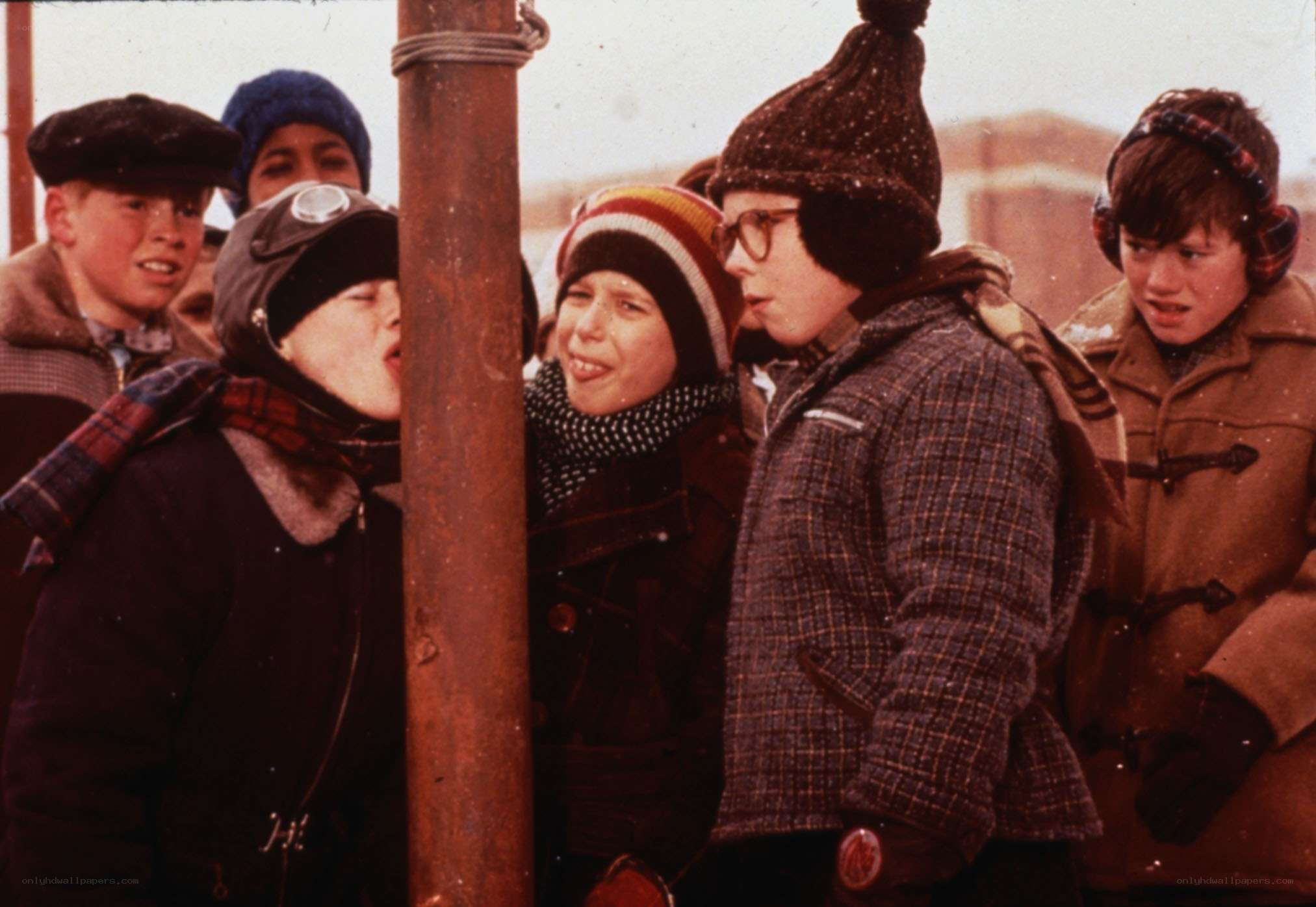 children in winter coats
